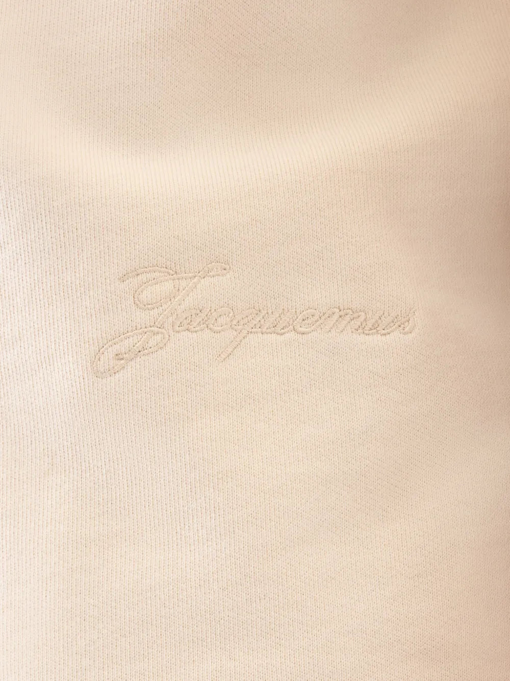 T-Shirt Crema Scritta Jacquemus
