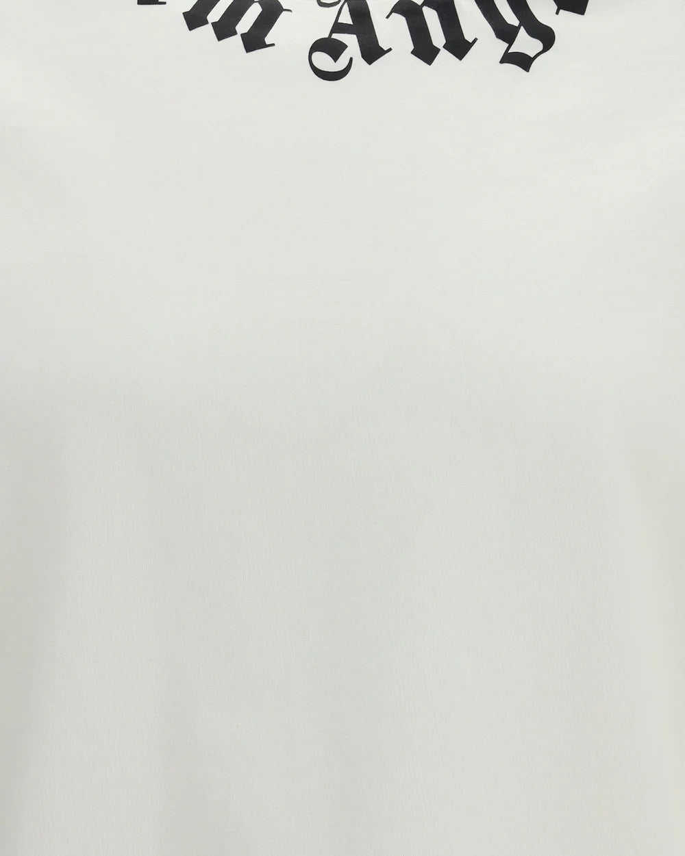 T-Shirt Bianca Logo Collo Palm Angels