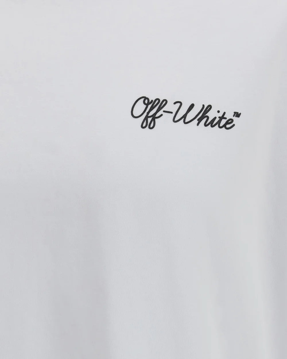 T-Shirt Bianca Script Skate Off White