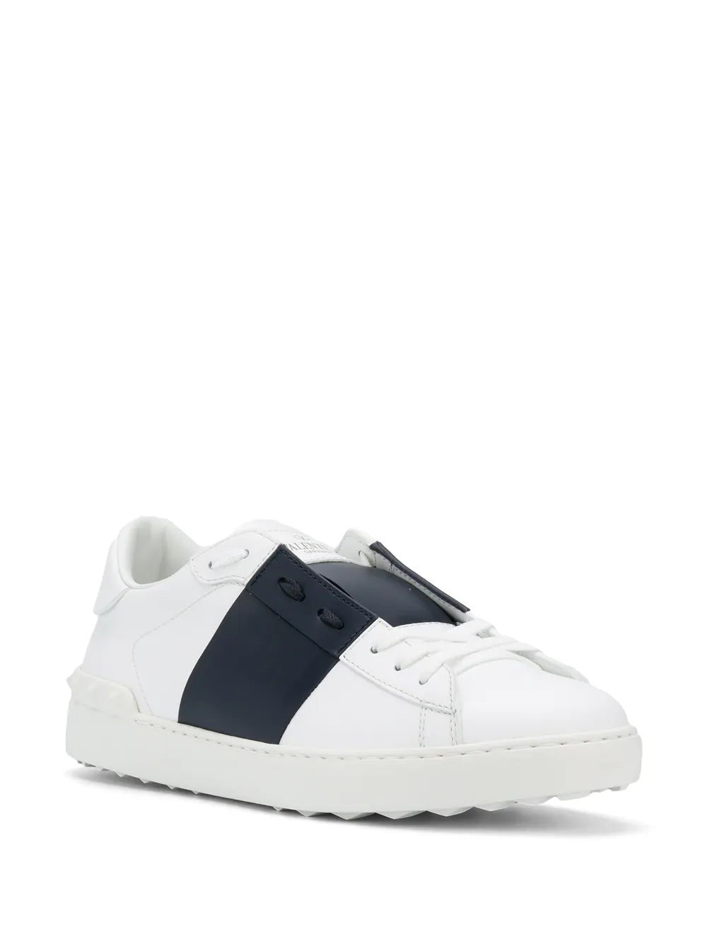 Sneakers Open Bianca Fascia Nera Valentino