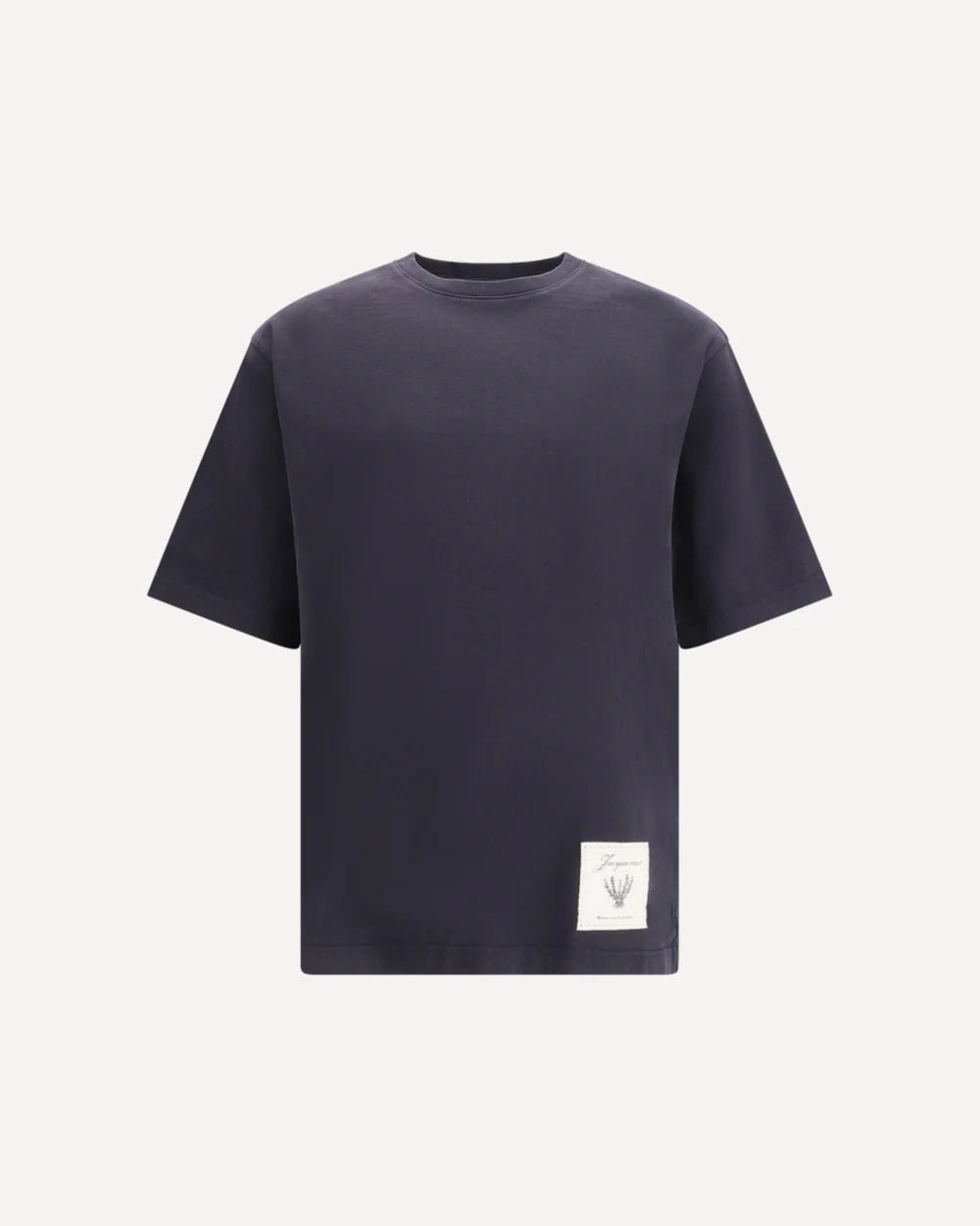 T-Shirt Grigia Le Torneo Scritta Retro Jacquemus
