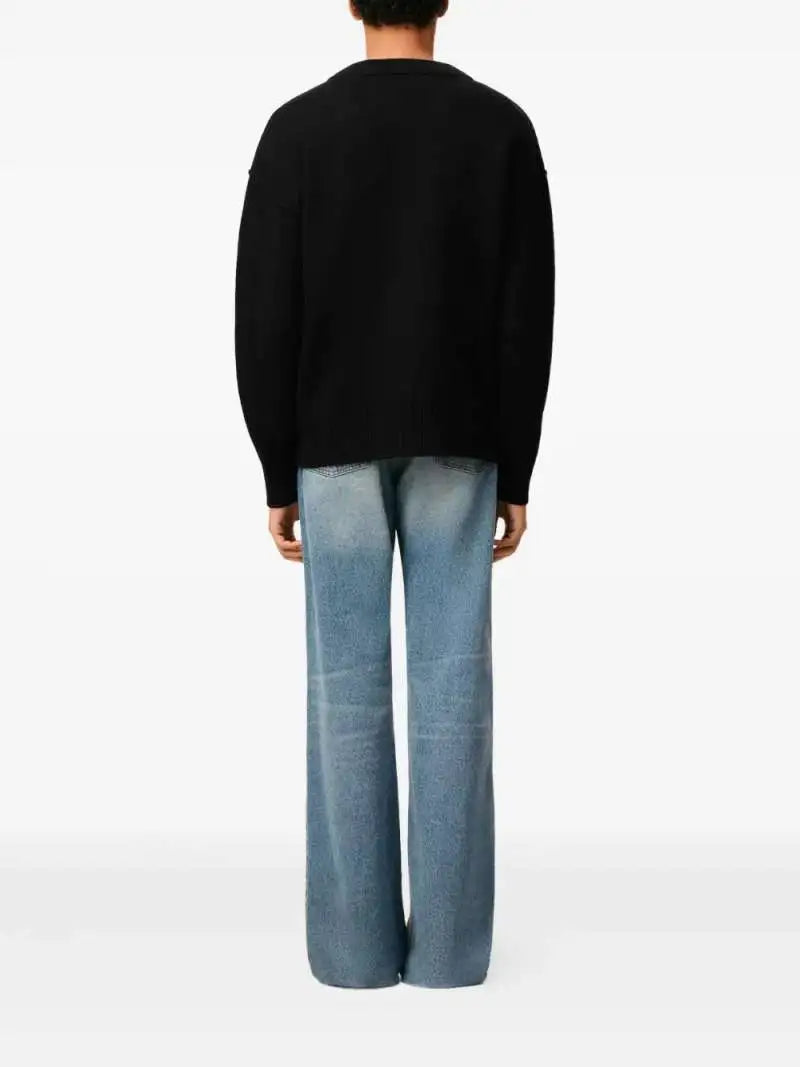 Cardigan Nero Cuore Grande Ami Paris