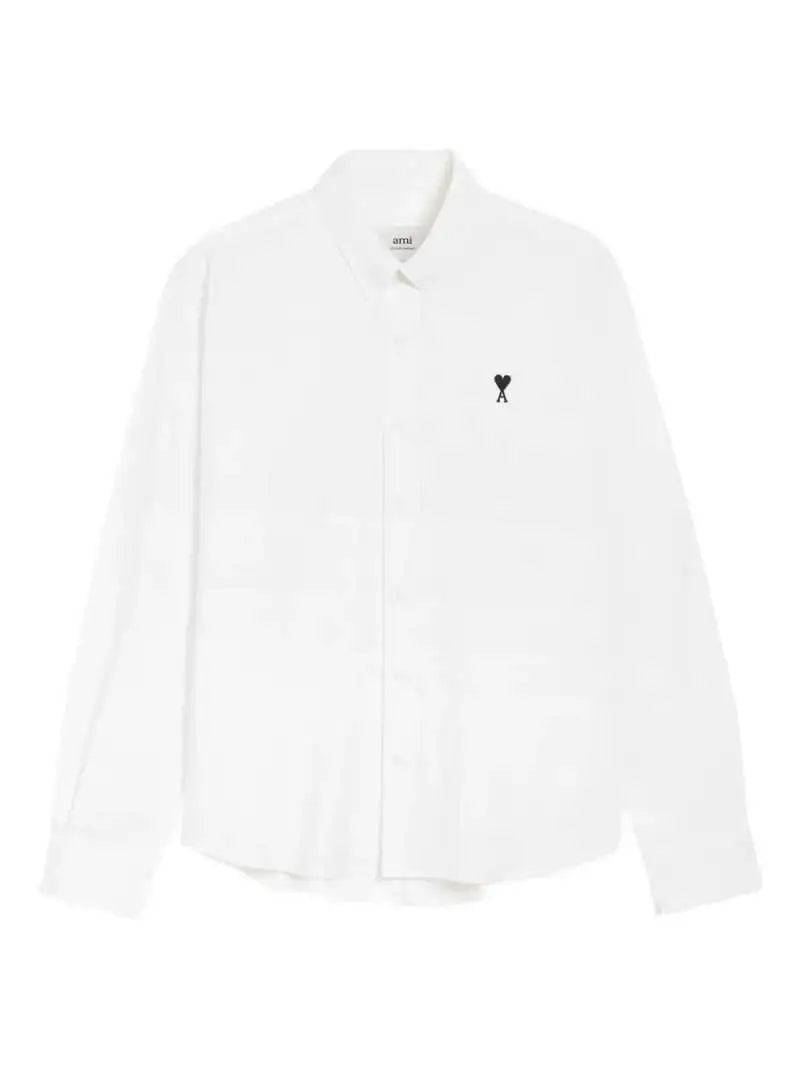 Camicia Bianca Cuore Nero Ami Paris