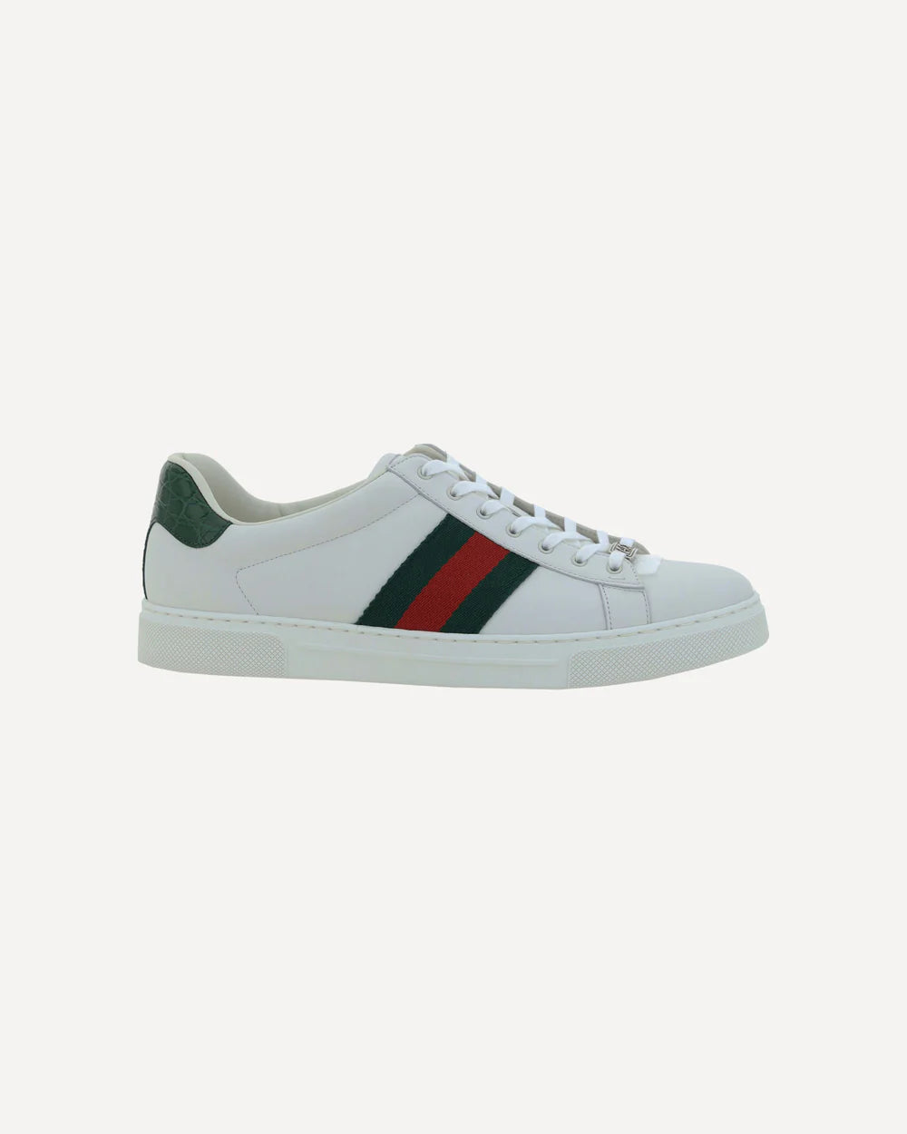 Sneakers Bianca Ace Striscia Multicolor Gucci