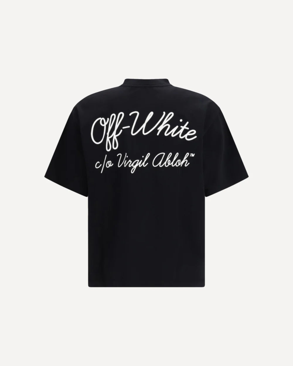 T-Shirt Nera Script Skate Off White