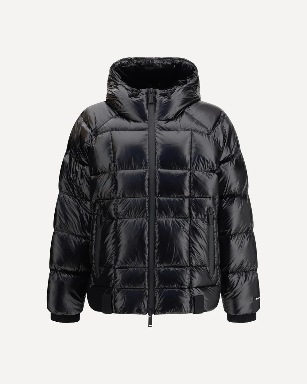 Giubbino Nero 3D con Cappuccio Dsquared