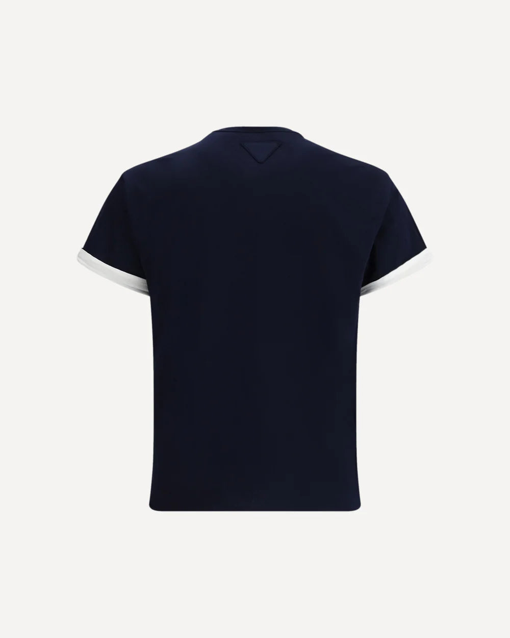T-Shirt Bianca Reversibile Taschino Prada