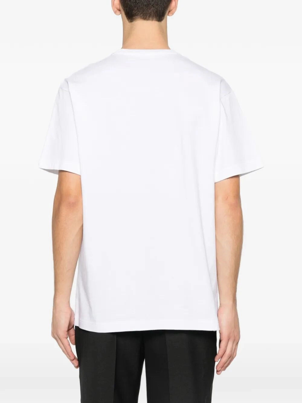 T-Shirt Bianca Striscia Multicolor Logo Gucci