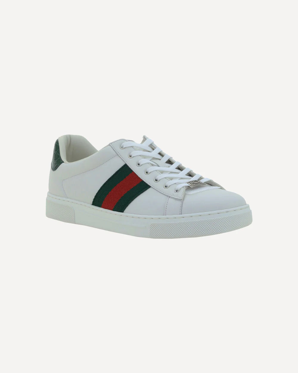 Sneakers Bianca Ace Striscia Multicolor Gucci