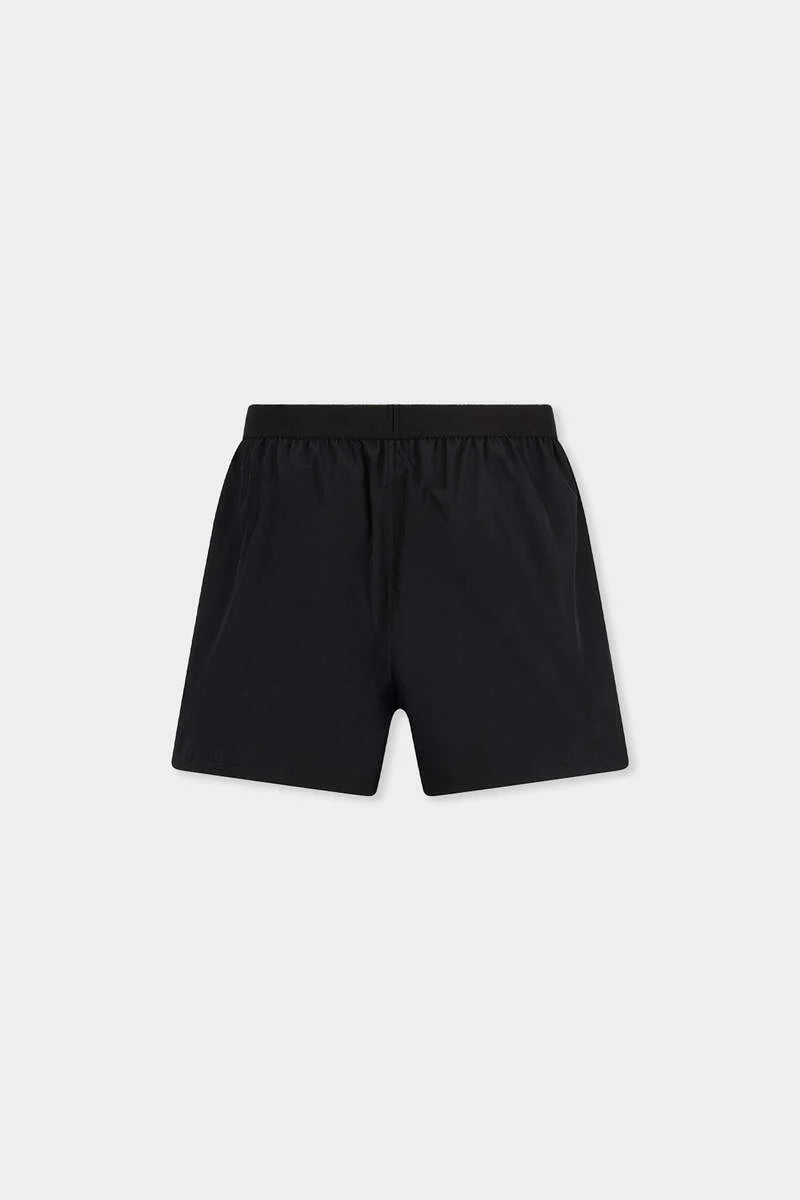 Costume Nero Scritta Elastico Dsquared