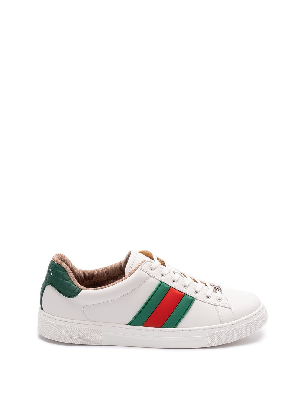 Sneakers Bianca ACE Strisce Gucci