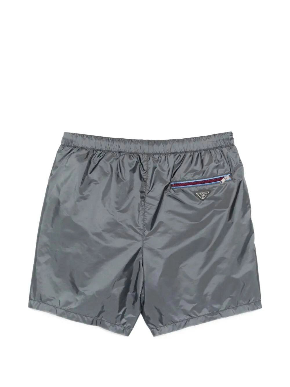 Costume Grigio Acciaio Logo Retro Placchetta Prada