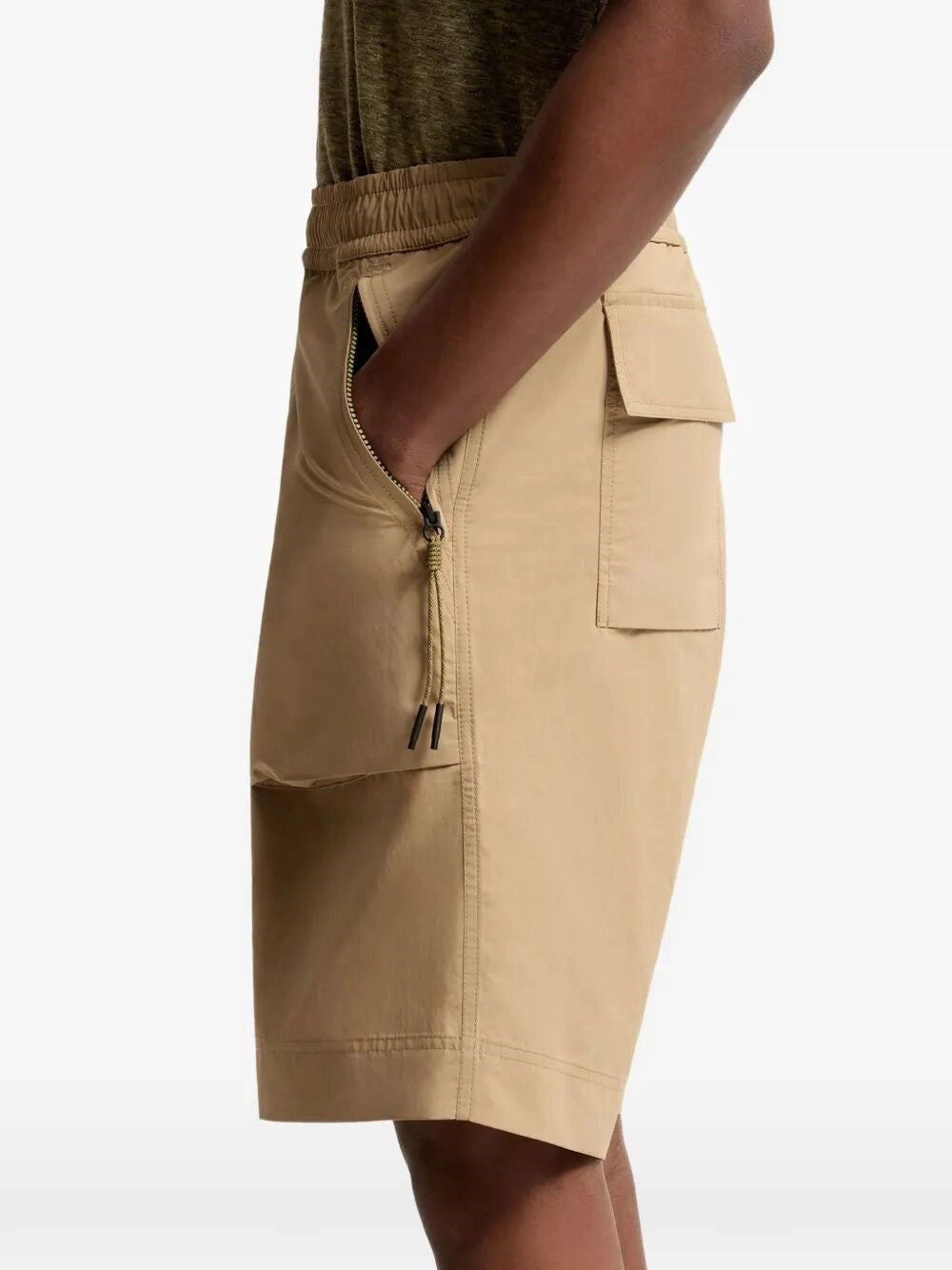 Shorts Cammello Logo Retro Moncler