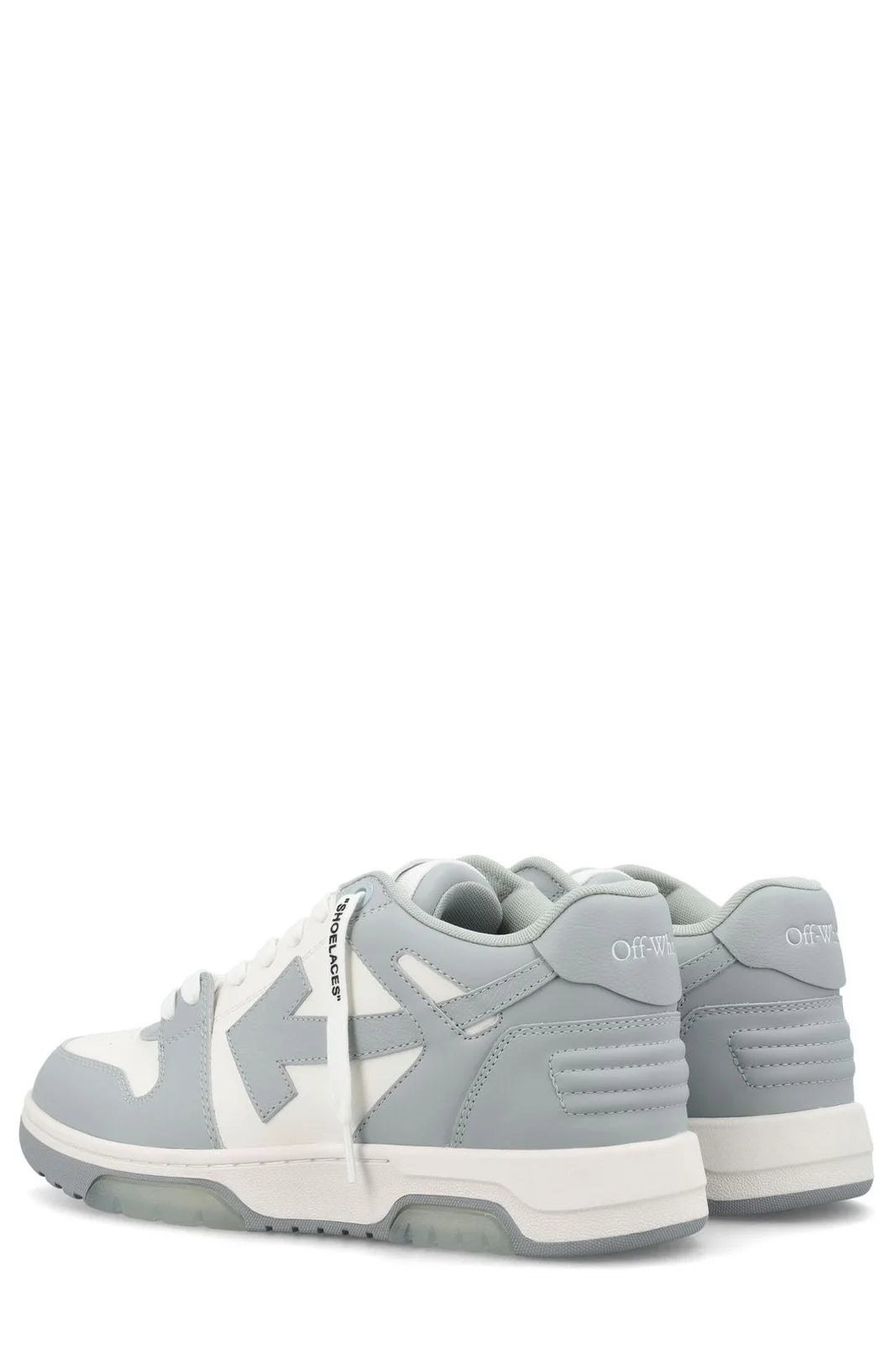 Sneakers Bianche dettagli Grigi Out Of Office Off White