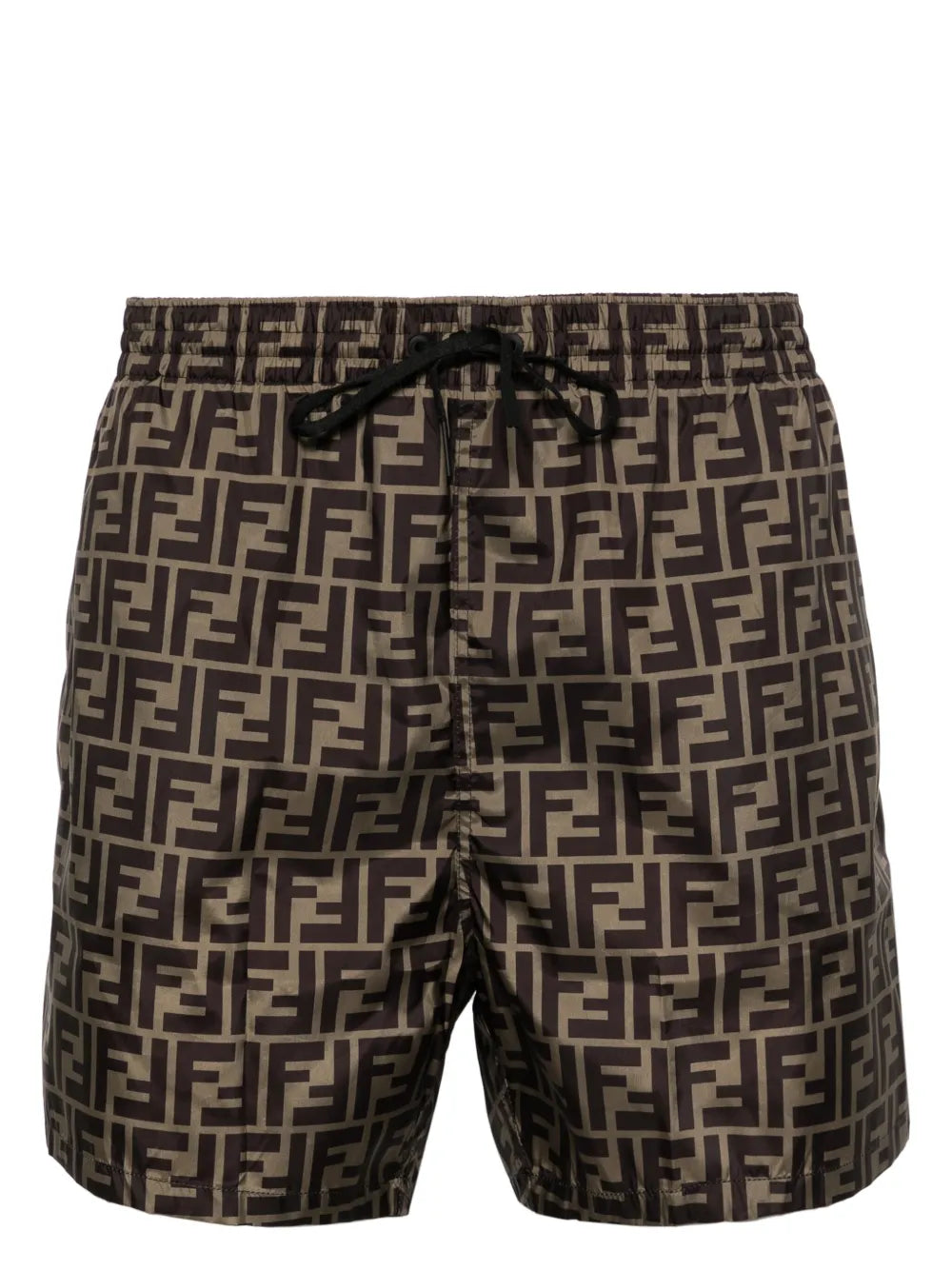 Costume Marrone Logo All Over FF Fendi