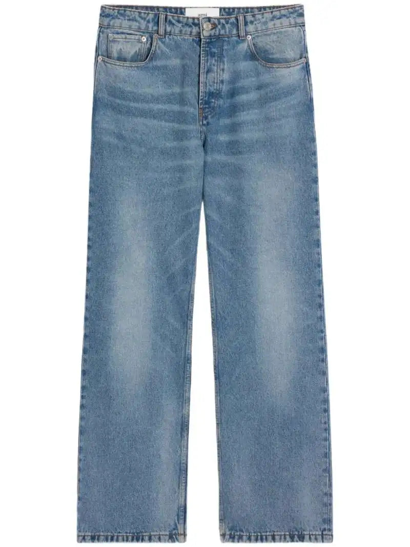 Jeans Largo in Denim Ami Paris