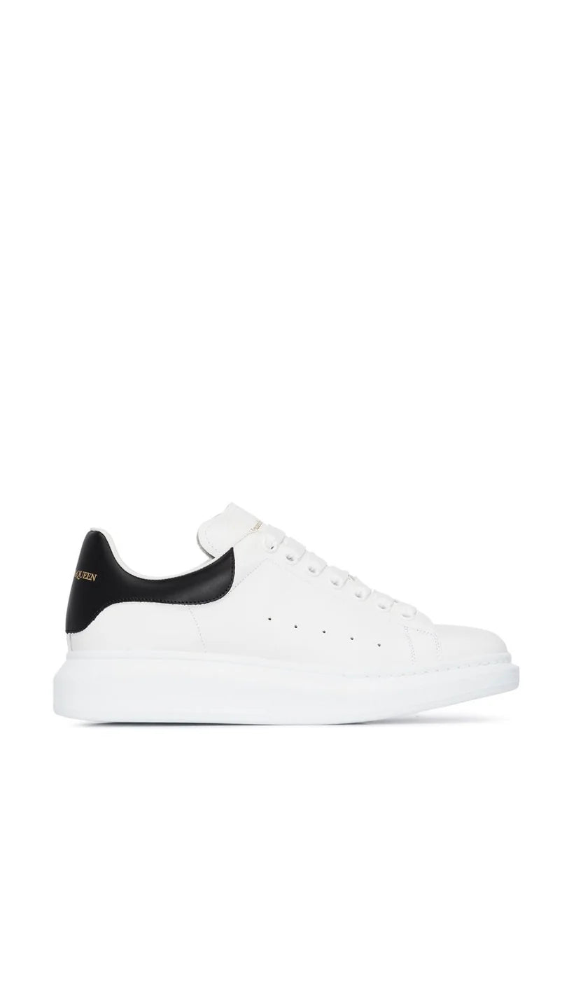 SNEAKERS BIANCA RETRO NERO ALEXANDER MCQUEEN