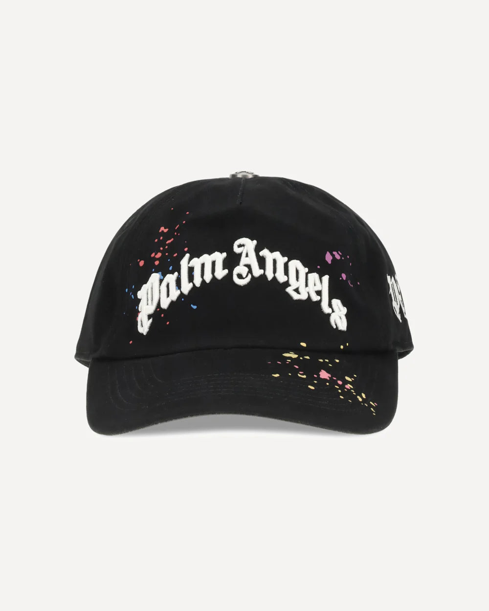 Cappello Nero Logo Palm Angels