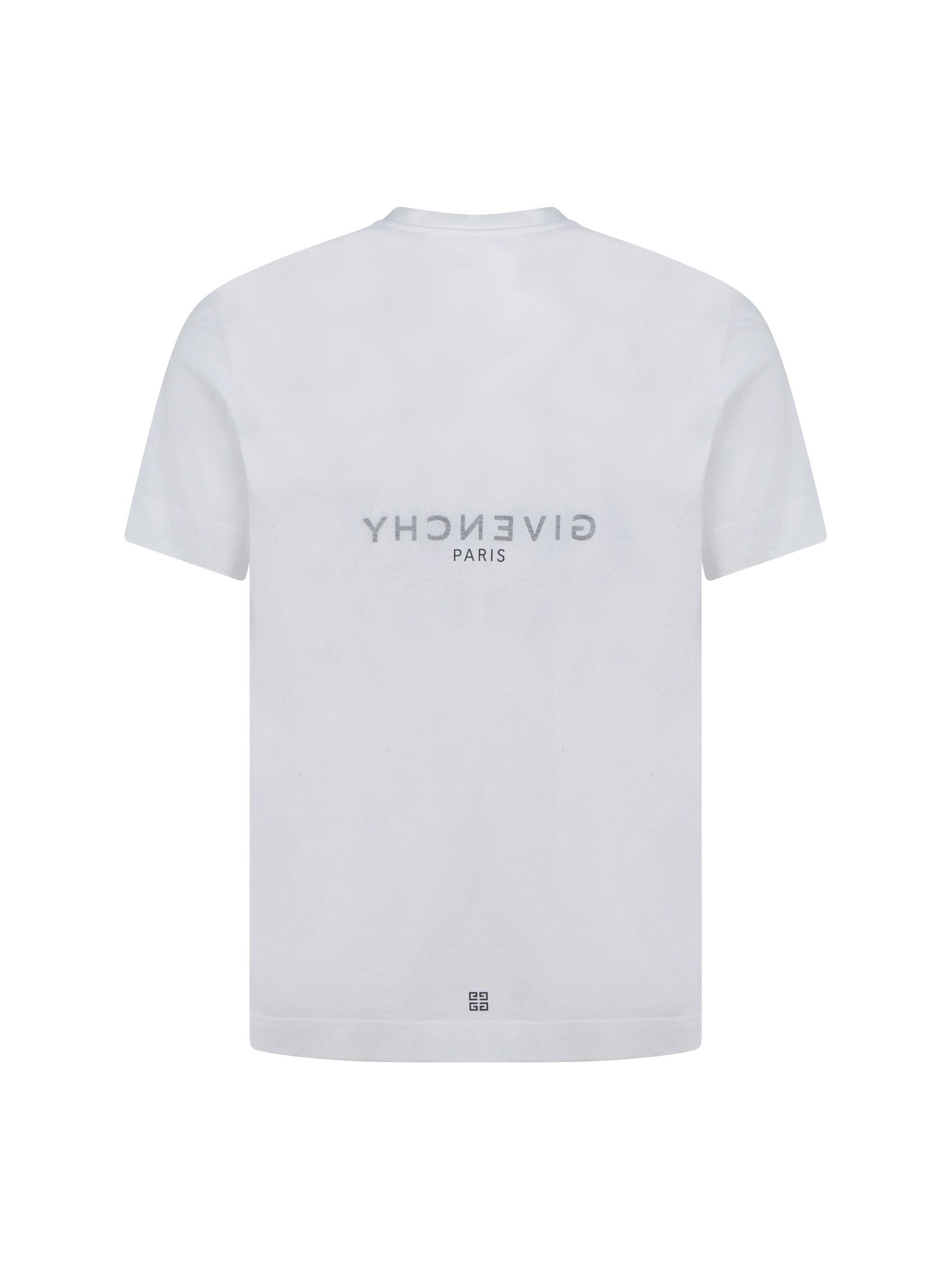 T-Shirt Bianca Logo Scritta Givenchy