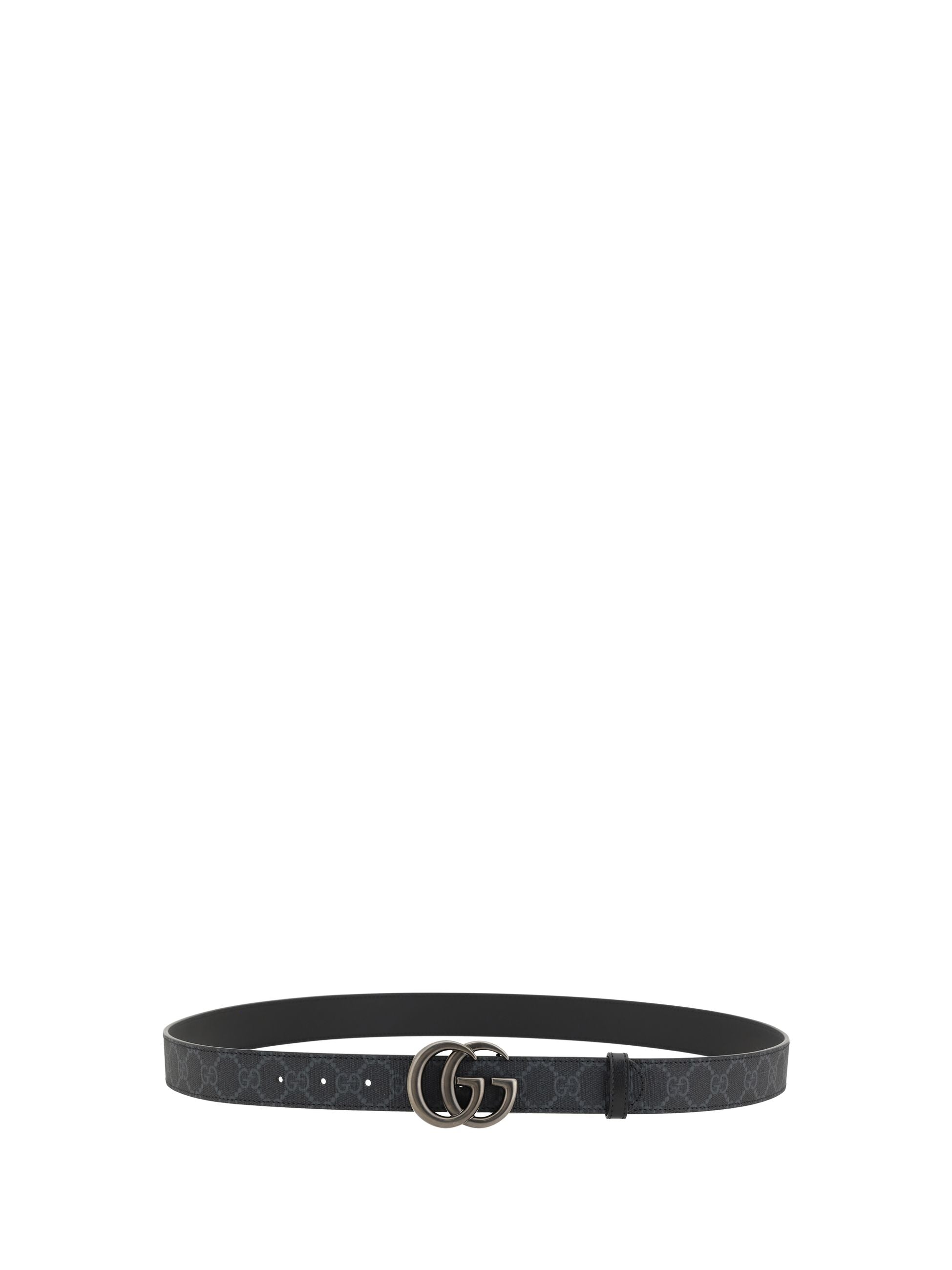 Cintura Grigia Logo GG Gucci