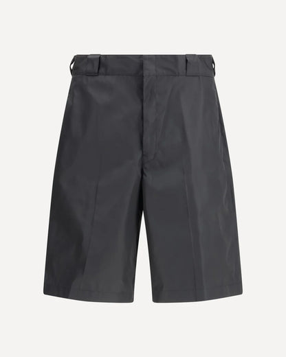 Shorts in Nylon con Placchetta Prada