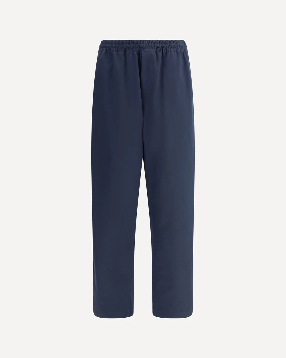 Pantalone Blu con Elastico in Vita e Logo Retro Prada