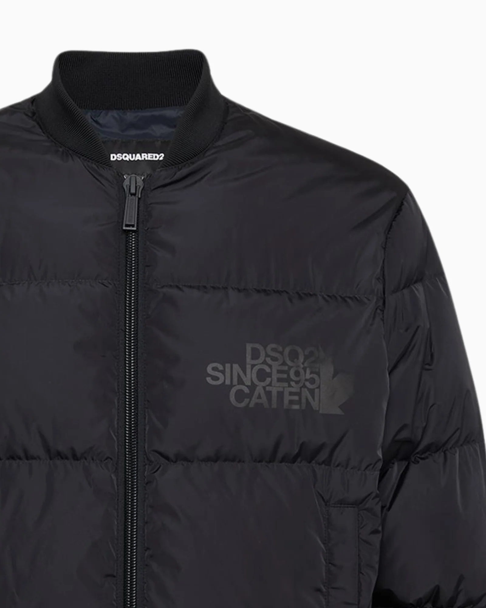 Giubbino Puffer Bomber Nero Dsquared