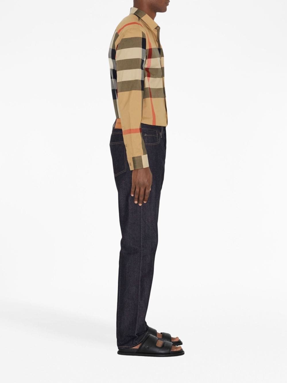 CAMICIA CHECK ALL OVER MANICA LUNGA BURBERRY