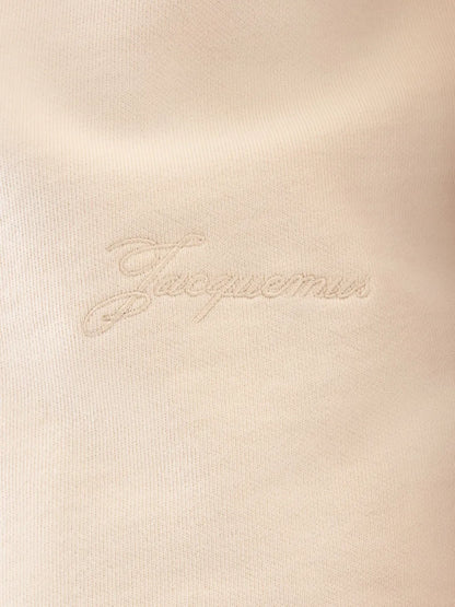 T-Shirt Crema Scritta Jacquemus