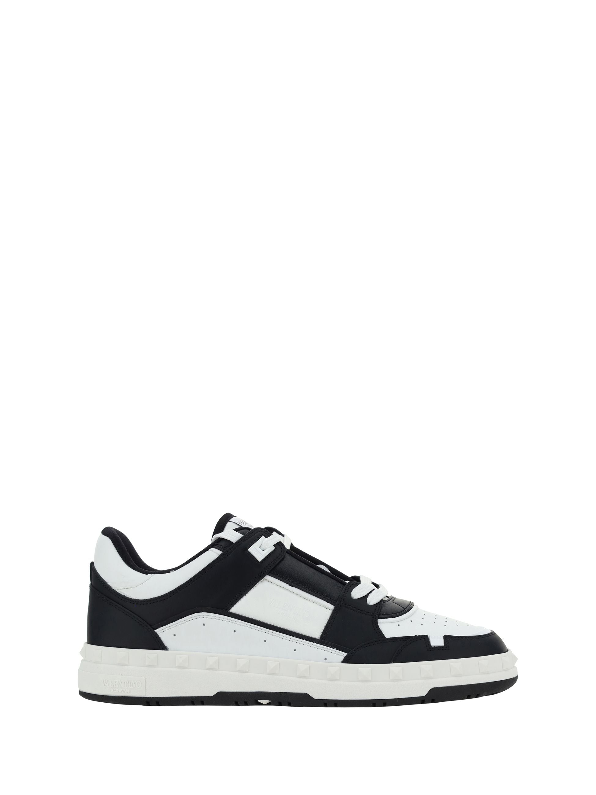 Sneakers Bianca e Nera in Pelle Valentino
