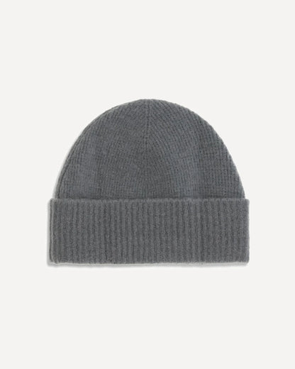 Cappello Grigio in Lana Alpaca Logo Cuore Ami Paris