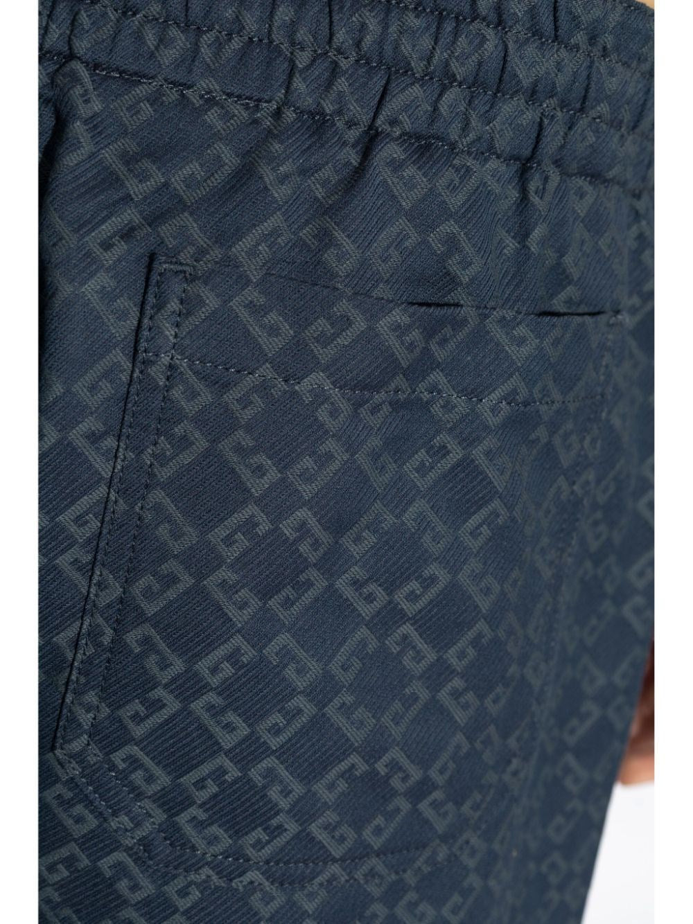 Shorts in Denim Monogram Logo Givenchy