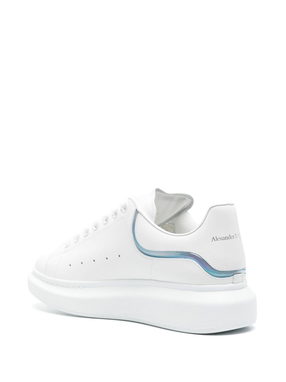 SNEAKERS ALEXANDER MCQUEEN BIANCA CON RETRO IRIDESCENTE