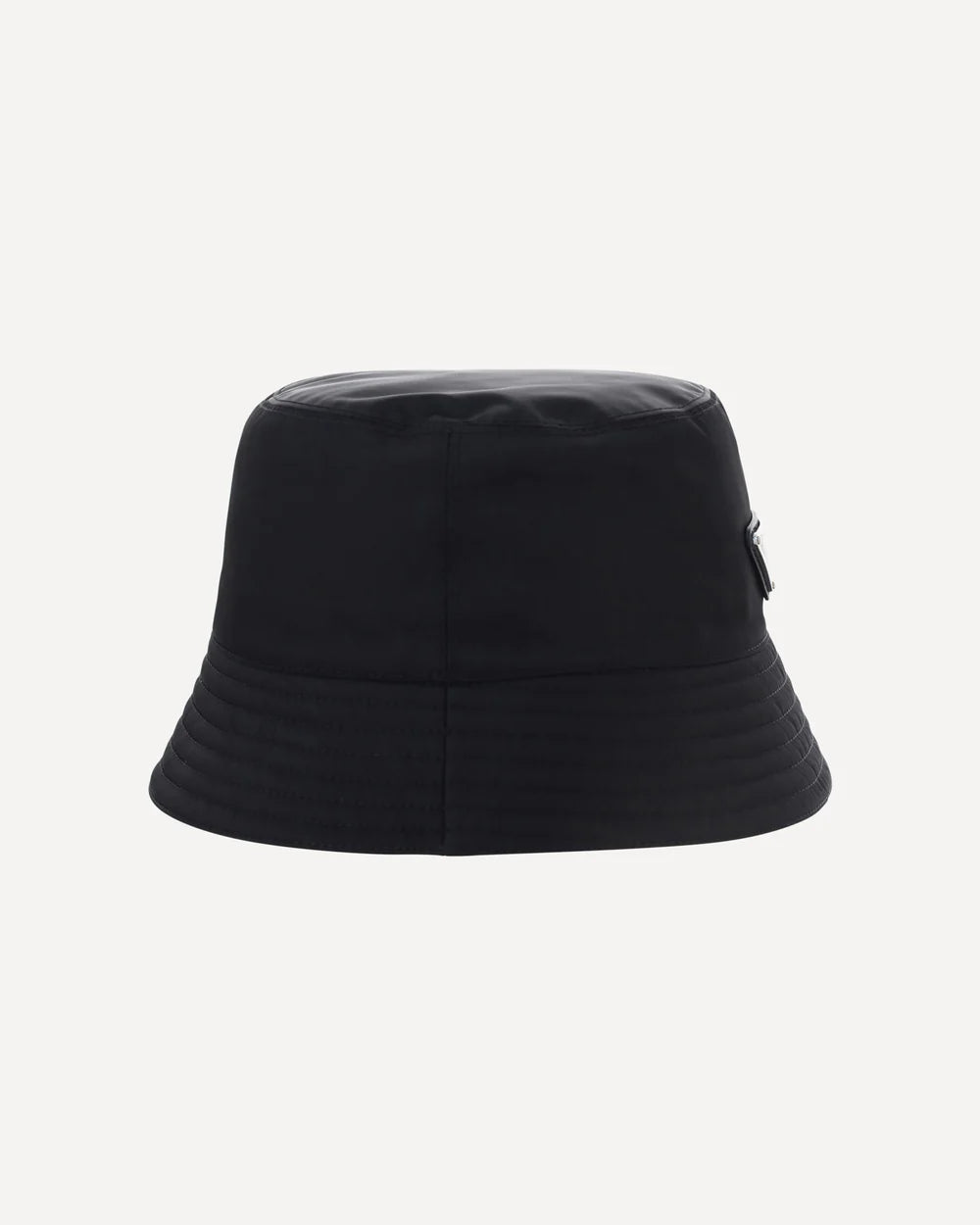 Cappello a Secchiello in Nylon Logo Metallico Prada