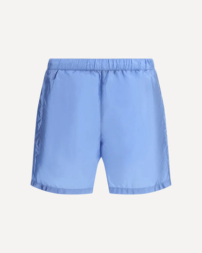 Costume Azzurro Logo Placchetta Retro Prada