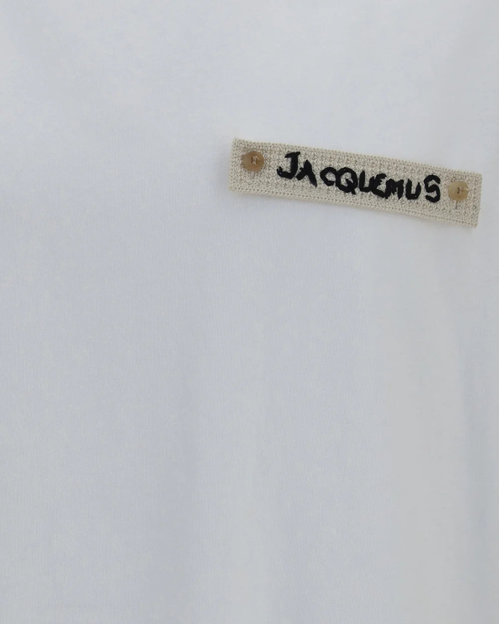 T-Shirt Bianca Plage Scritta Jacquemus
