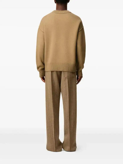 Maglia Marrone in Lana Cuore Grande Ami Paris