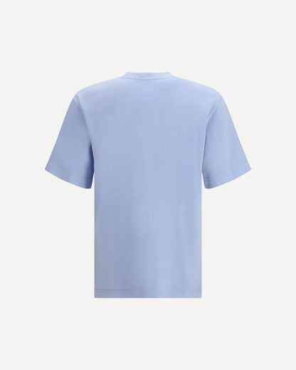 T-Shirt Azzurra Le Pigmento Scritta Jacquemus