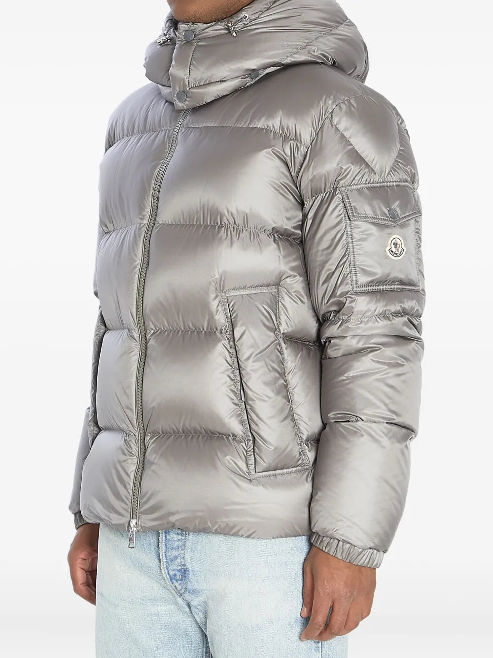 Giubbino Grigio Couyere Moncler