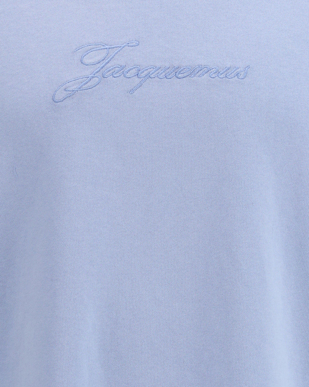 T-Shirt Azzurra Le Pigmento Scritta Jacquemus