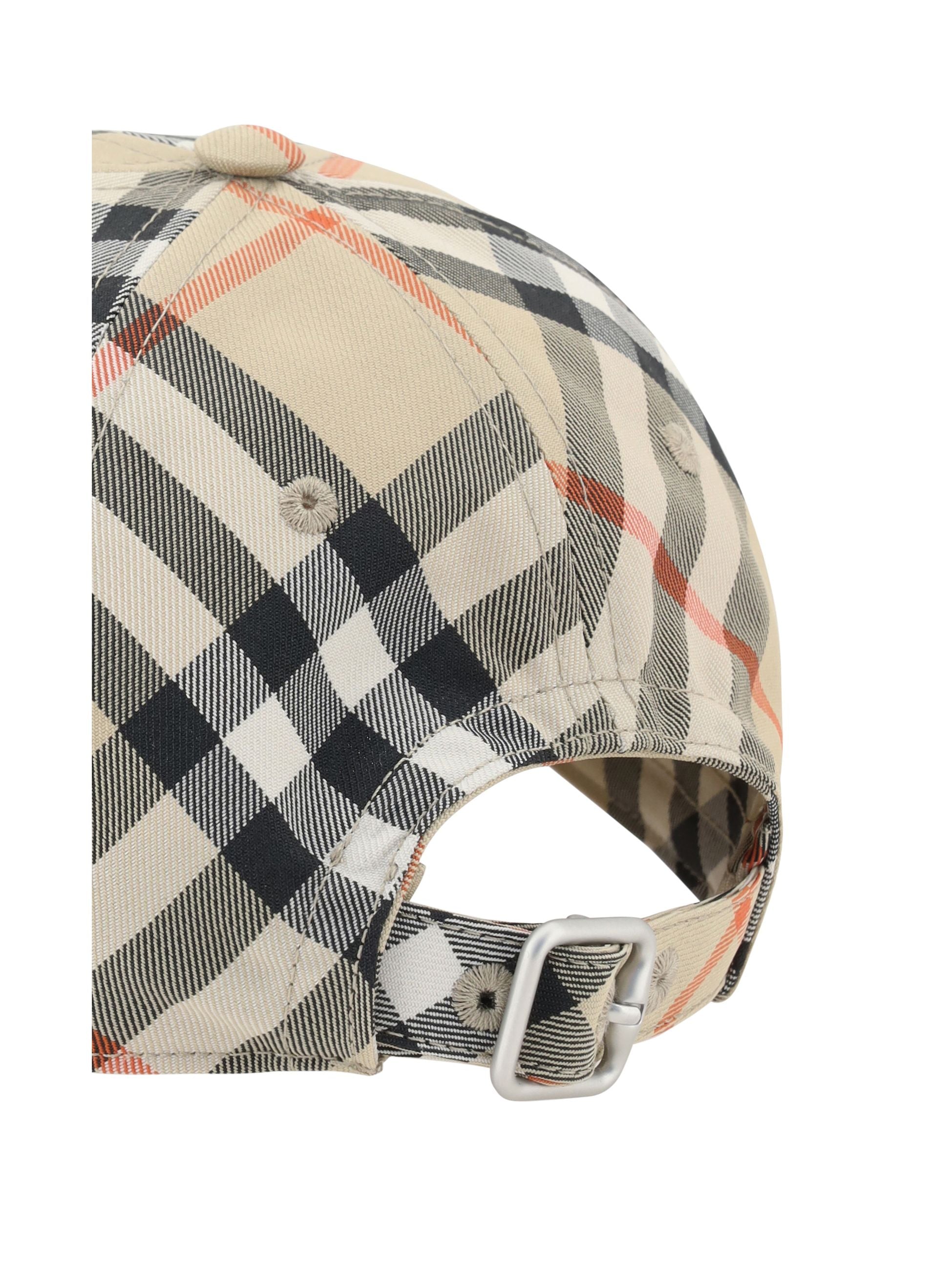 Cappello con Visiera Check Burberry