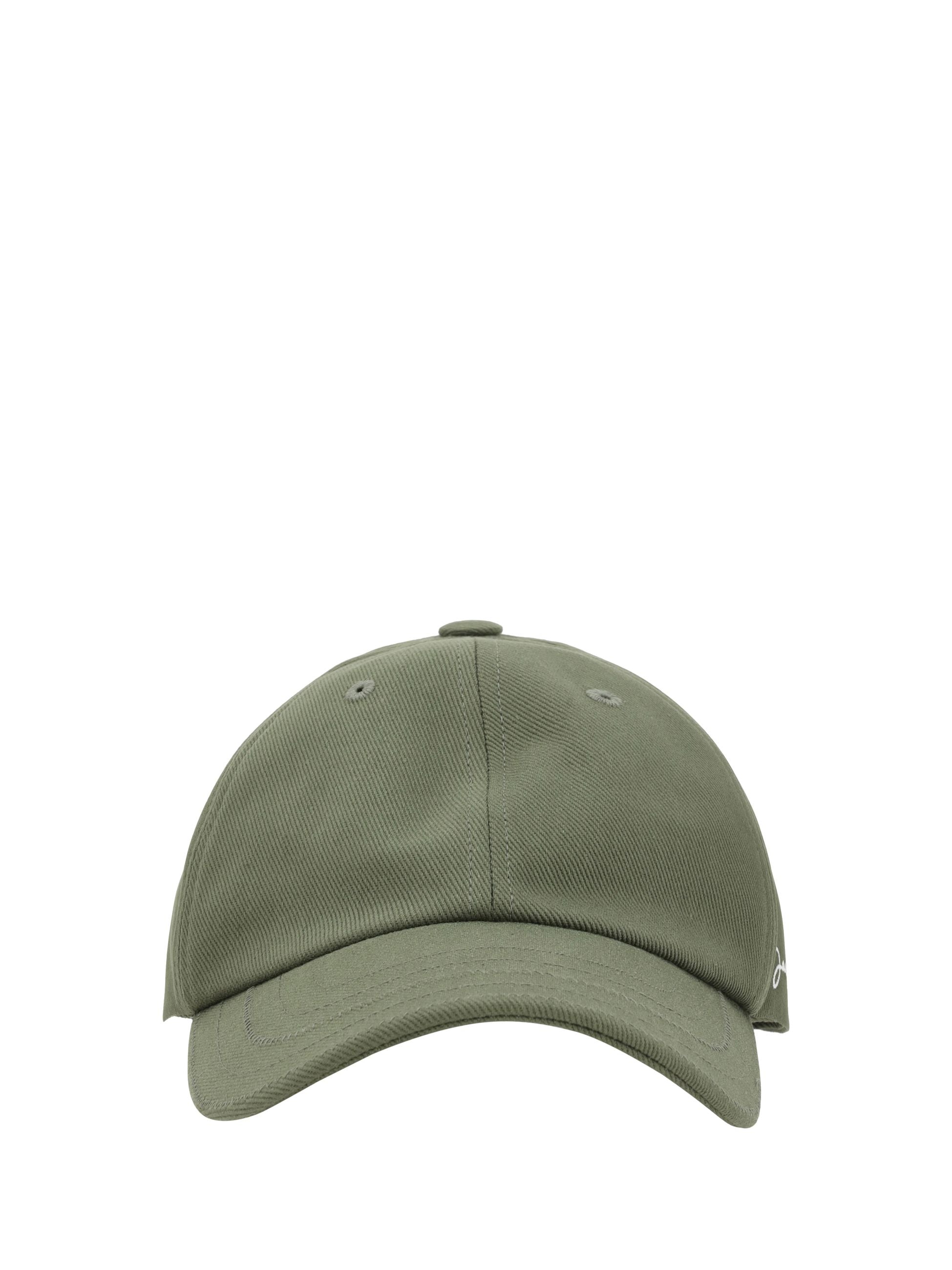 Cappello Verdo Logo Laterale Jacquemus