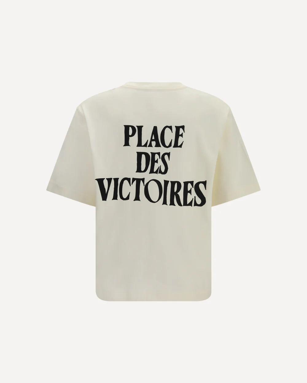 T-Shirt Bianca Logo Cuore Scritta Retro Ami Paris