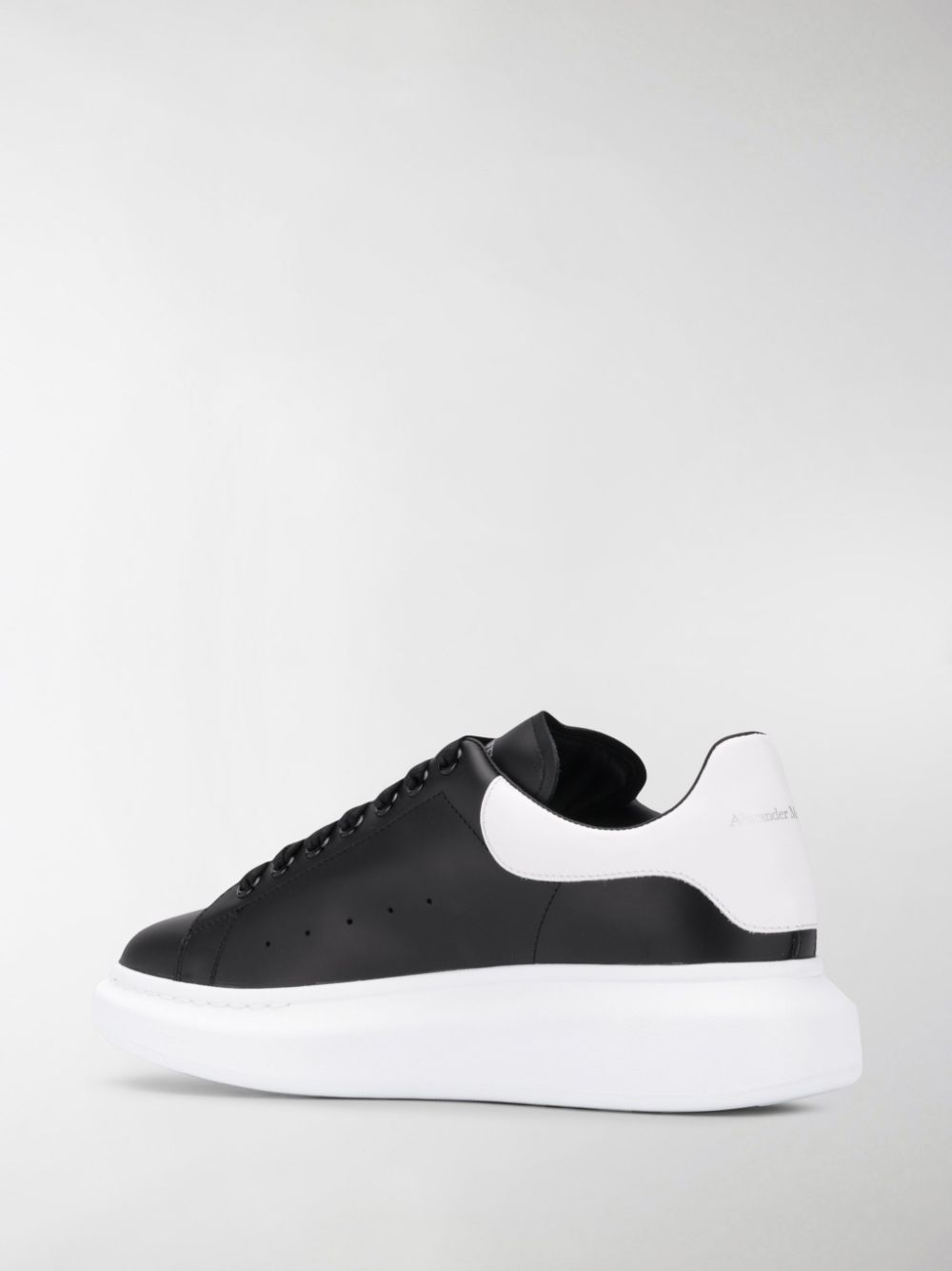 Sneakers Nera Retro Bianco Alexander McQueen