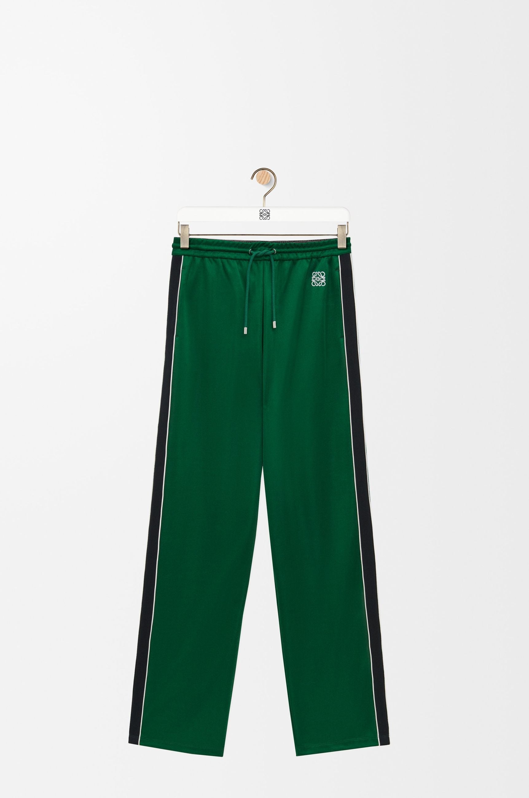 Pantatuta Verde con Dettagli Neri Loewe