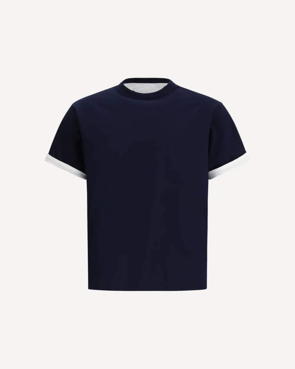 T-Shirt Bianca Reversibile Taschino Prada