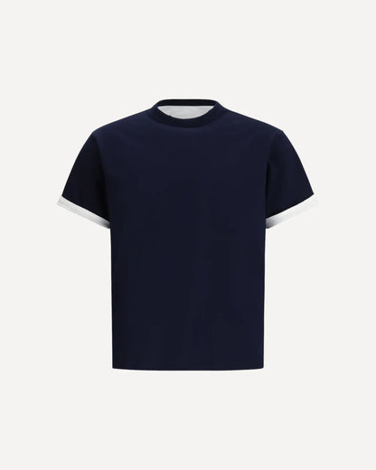 T-Shirt Bianca Reversibile Taschino Prada