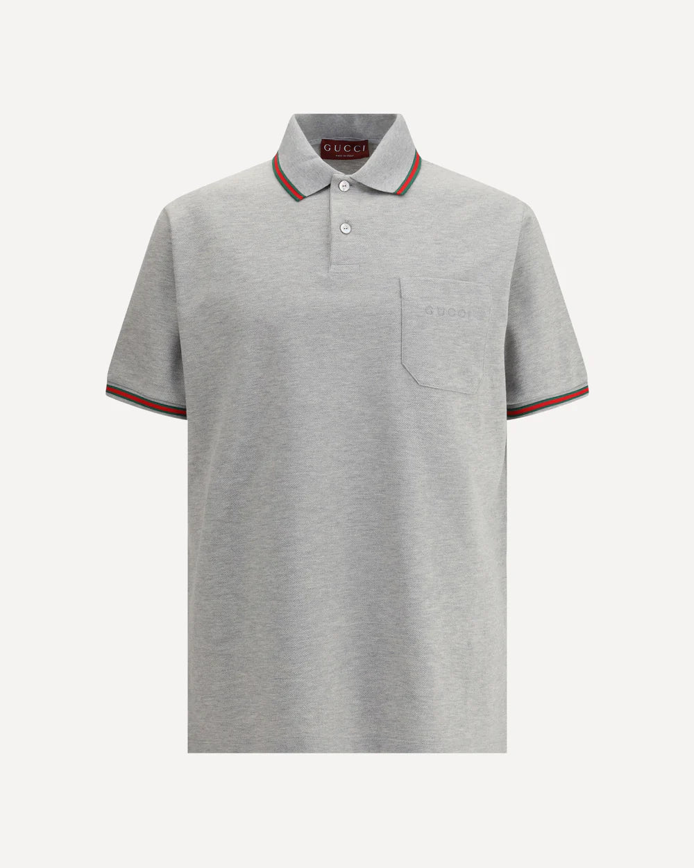 Polo Grigia Inserti Color Gucci