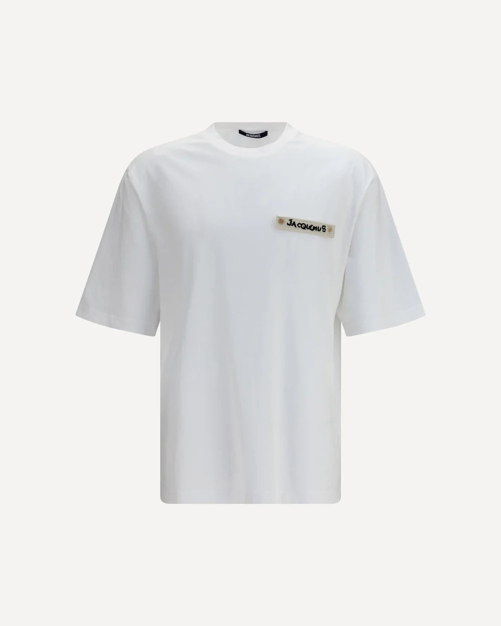 T-Shirt Bianca Plage Scritta Jacquemus