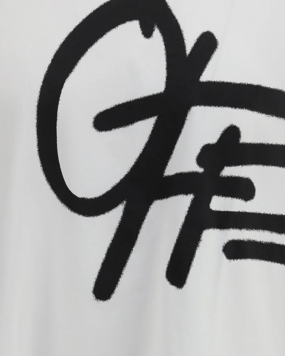 T-Shirt Bianca Scritta Grande Off-White